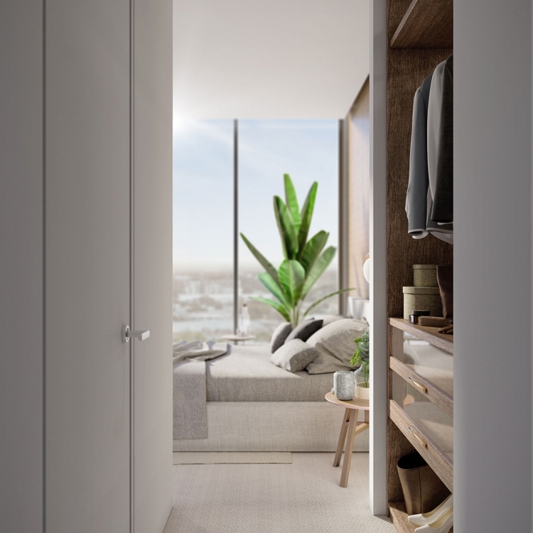 Sydney CBD apartment - Master  Bedroom wardroom